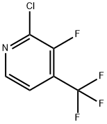 2-CHLORO-3-FLUORO-4-(TRIFLUOROMETHYL)PYRIDINE Structural