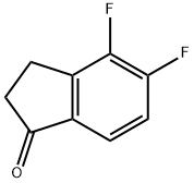 4,5-Difluoroindan-1-one Structural