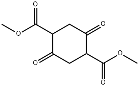 2,5-dioxo-1,4-cyclohexanedicarboxylic acid dimethyl ester Structural Picture