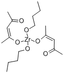 ZIRCONIUM DI-N-BUTOXIDE (BIS-2,4-PENTANEDIONATE) Structural