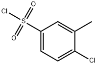 4-CHLORO-3-METHYL-BENZENESULFONYL CHLORIDE Structural