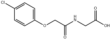 Glycine,N-[(4-chlorophenoxy)acetyl]- (9CI) Structural