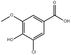 5-CHLOROVANILLIC ACID Structural