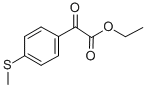 ETHYL 4-THIOMETHYLBENZOYLFORMATE Structural