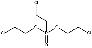 BIS(BETA-CHLOROETHYL)-BETA-CHLOROETHYL PHOSPHONATE Structural