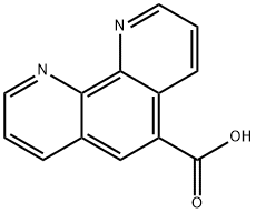 1,10-Phenanthroline-5-carboxylic acid Structural