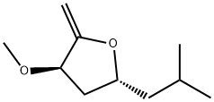 Furan, tetrahydro-3-methoxy-2-methylene-5-(2-methylpropyl)-, (3R,5R)- (9CI) Structural