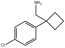 [1-(4-chlorophenyl)cyclobutyl]methanamine Structural