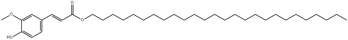 Hexacosyl (E)-ferulate Structural