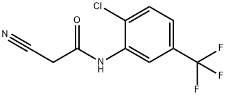 N-(2-CHLORO-5-TRIFLUOROMETHYL-PHENYL)-2-CYANO-ACETAMIDE Structural