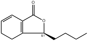 (3S)-3β-Butyl-1,3,4,5-tetrahydroisobenzofuran-1-one Structural