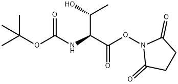 tert-butyl [R-(R*,S*)]-[1-[[(2,5-dioxopyrrolidin-1-yl)oxy]carbonyl]-2-hydroxypropyl]carbamate Structural