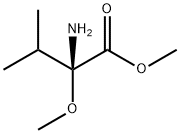 Valine,  2-methoxy-,  methyl  ester Structural