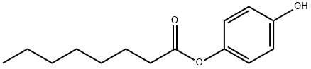 4-hydroxyphenyl octanoate Structural