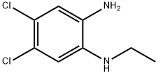 N-Ethyl-4,5-dichloro-o-phenylenediamine Structural