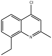 4-CHLORO-8-ETHYL-2-METHYLQUINOLINE Structural