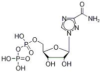ribavirin 5'-diphosphate Structural