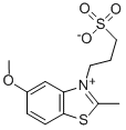 5-METHOXY-2-METHYL-3-(3-SULFOPROPYL)BENZOTHIAZOLIUM INNER SALT Structural