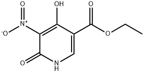 4,6-Dihydroxy-5-nitropyridine-3-carboxylic acid ethyl ester Structural