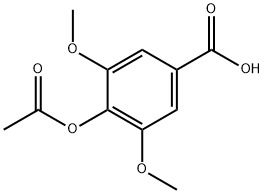 4-ACETOXY-3,5-DIMETHOXYBENZOIC ACID Structural