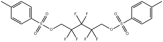 2,2,3,3,4,4-HEXAFLUOROPENTANE-1,5-DIYL BIS(4-METHYLBENZENESULFONATE) Structural