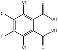 Tetrachlorophthalic acid  Structural