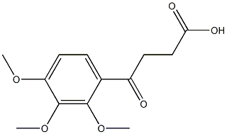 4-(2,3,4-TRIMETHOXYPHENYL)-4-OXOBUTYRIC ACID Structural