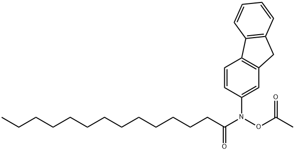 Tetradecanamide, N-(acetyloxy)-N-9H-fluoren-2-yl- (9CI) Structural