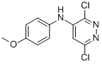 3,6-DICHLORO-N-(4-METHOXYPHENYL)-4-PYRIDAZINAMINE Structural