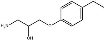 1-AMINO-3-(4-ETHYLPHENOXY)PROPAN-2-OL Structural