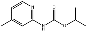 propan-2-yl N-(4-methylpyridin-2-yl)carbamate Structural