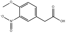 (4-METHOXY-3-NITROPHENYL)ACETIC ACID Structural