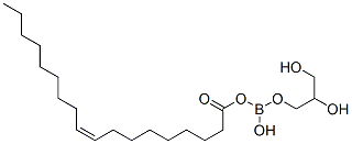 9-Octadecenoic acid (Z)-, monoester with 1,2,3-propanetriol ester with boric acid (H3BO3) Structural