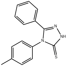 4-(4-METHYLPHENYL)-5-PHENYL-4H-1,2,4-TRIAZOLE-3-THIOL Structural