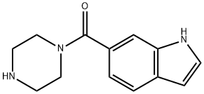 6-[(PIPERAZIN-1-YL)CARBONYL]-1H-INDOLE
 Structural