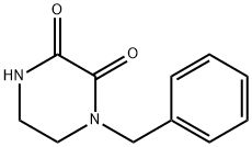 1-Benzyl-2,3-piperazinedione Structural