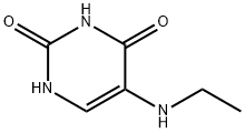 5-(ETHYLAMINO)-URACIL Structural