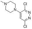 3,6-DICHLORO-4-(4-METHYL-1-PIPERAZINYL)-PYRIDAZINE Structural