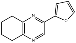 Quinoxaline, 2-(2-furanyl)-5,6,7,8-tetrahydro- (9CI) Structural