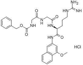 Z-GLY-GLY-ARG-4M-BETANA HCL Structural