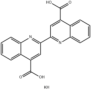 2,2'-BIQUINOLINE-4,4'-DICARBOXYLIC ACID DIPOTASSIUM SALT TRIHYDRATE Structural