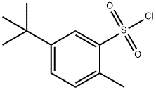 Benzenesulfonyl chloride, 5-(1,1-dimethylethyl)-2-methyl- (9CI) Structural