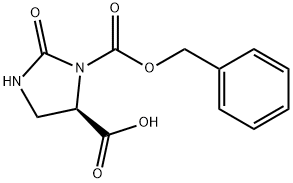 (R)-3-CBZ-2-OXO-IMIDAZOLIDINE-4-CARBOXYLIC ACID Structural