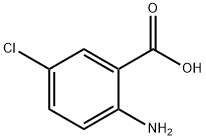2-Amino-5-chlorobenzoic acid Structural