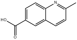 2-Methyl-6-quinolinecarboxylic acid Structural