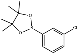 3-CHLOROPHENYLBORONIC ACID, PINACOL ESTER Structural