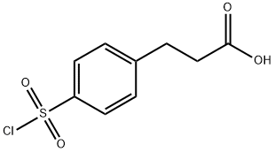 P-CHLOROSULFONYLDIHYDROCINNAMIC ACID Structural