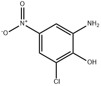 2-Amino-6-chloro-4-nitrophenol Structural Picture