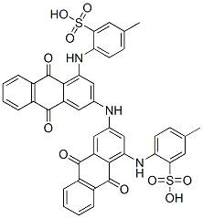 2,2'-[Iminobis[(9,10-dihydro-9,10-dioxoanthracene-3,1-diyl)imino]]bis[5-methylbenzenesulfonic acid]