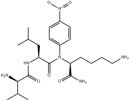 valyl-leucyl-lysine 4-nitroanilide Structural